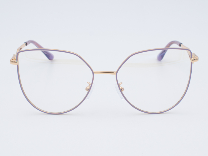 Lunettes anti lumière bleue Georgina - Gold et Violet