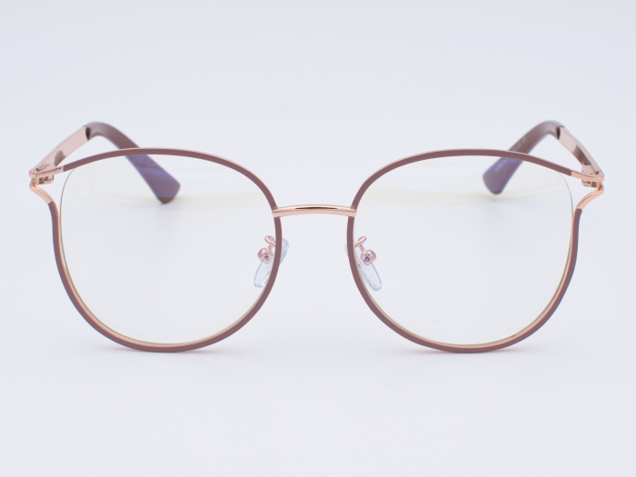 Lunettes anti lumière bleue Lola - Gold et Marron