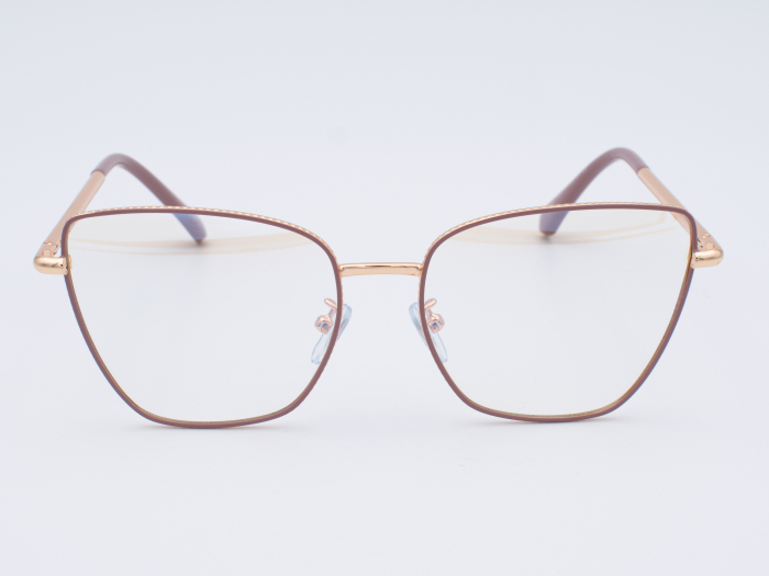 Lunettes anti lumière bleue Paloma - Gold et Marron